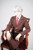 ダンガンロンパ　コスプレ衣装　希望ヶ峰学園制服　逆蔵十三　ベルト　ウィッグ付き ダンガンロンパ コスプレ衣装 希望ヶ峰学園制服 逆蔵十三 ベルト