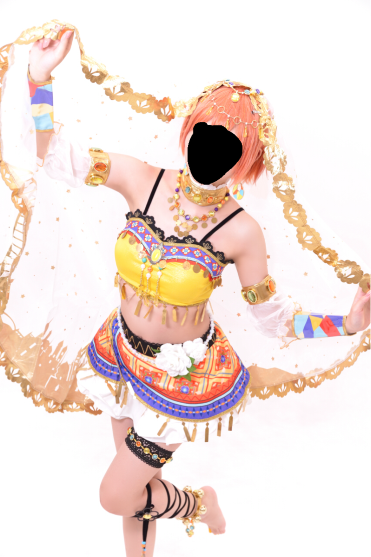 【ラブライブ！】星空凛　AA 桜の恋製　コスプレ衣装　Mサイズ ラブライブ！】星空凛AA 桜の恋製コスプレ衣装Mサイズ