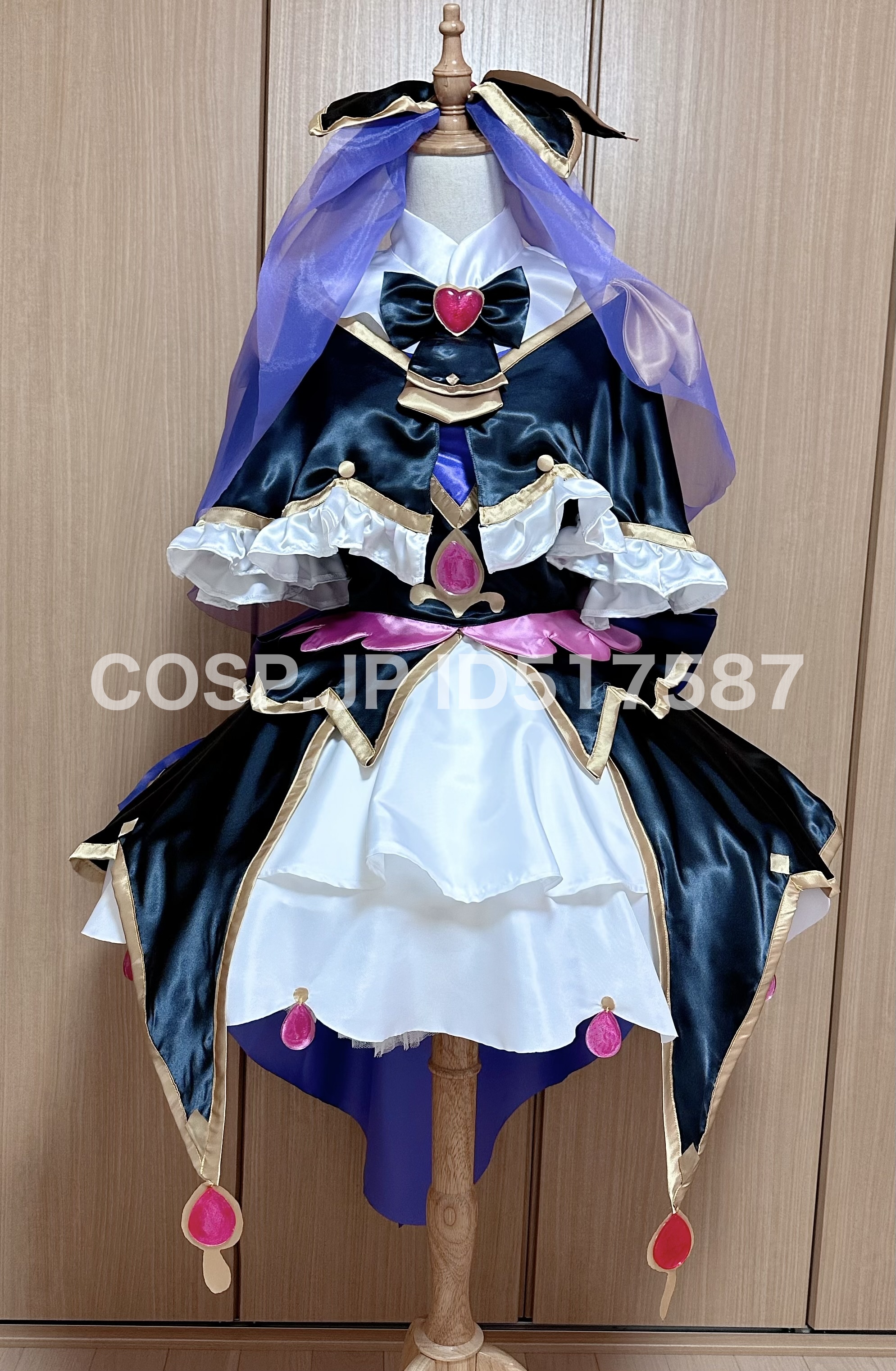 売ります】Lサイズ キュアアルカナシャドウ コスプレ衣装の写真詳細
